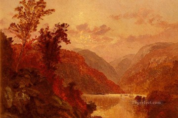 In The Highlands Of The Hudson landscape Jasper Francis Cropsey river Oil Paintings